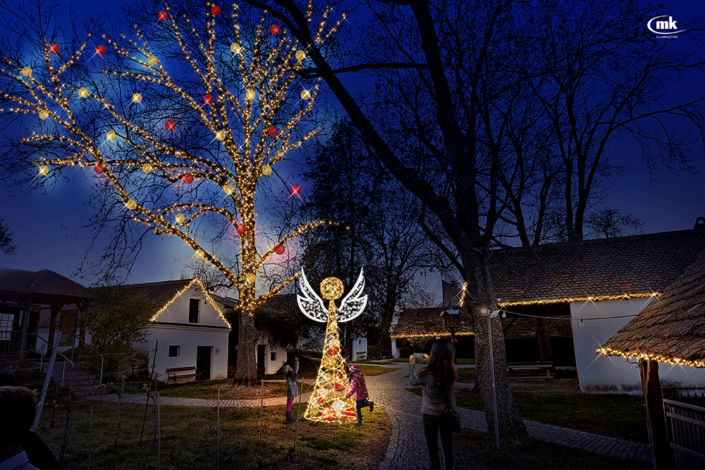 Pressebild Vino Versum Poysdorf Tourismus 1. Poysdorfer Christkindlmarkt 1 © MK Illuminations