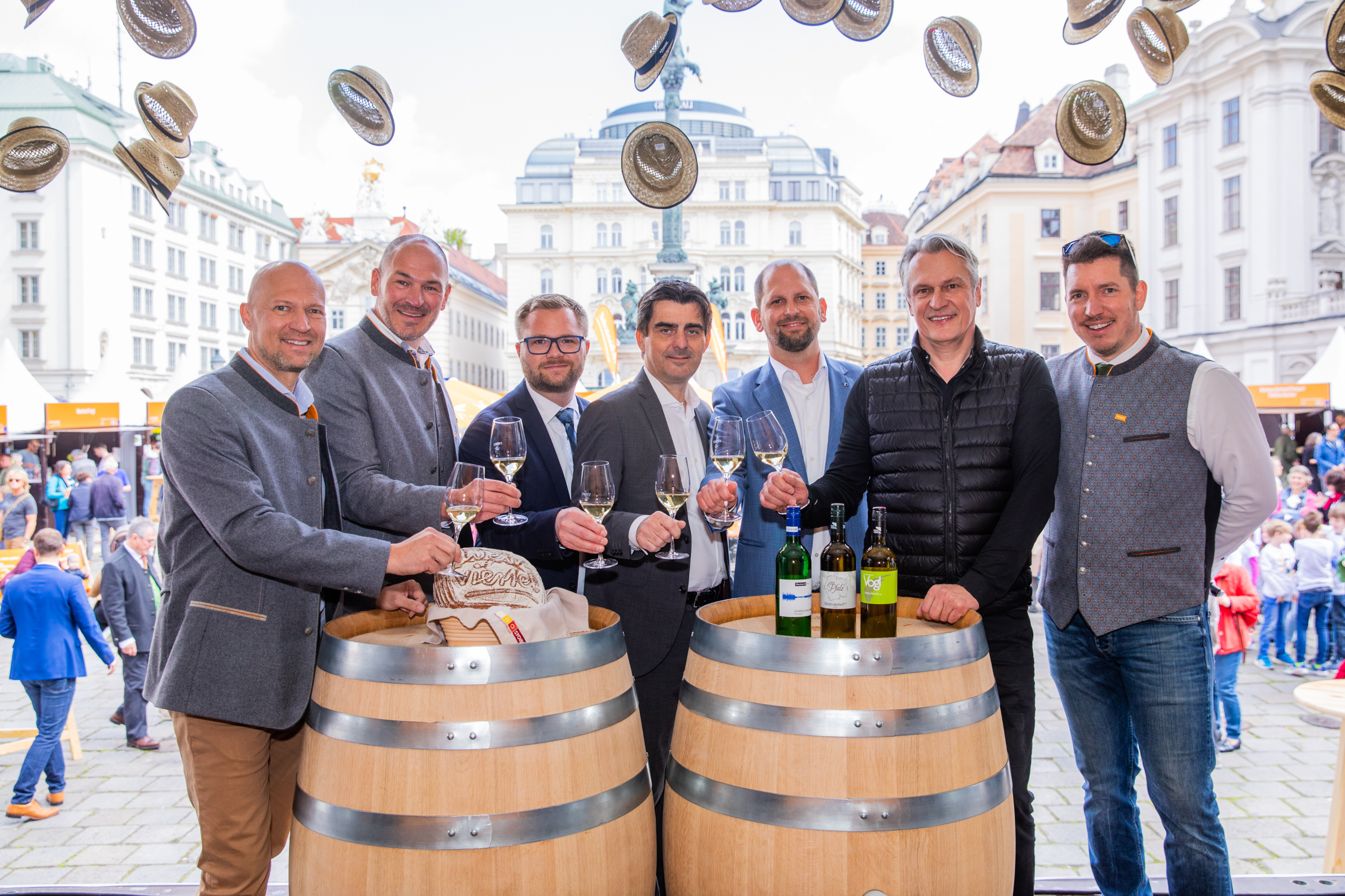 V.l.n.r.: Manfred Weinhappel, Hannes Steinacker, Erich Stubenvoll, Christian Gepp, Thomas Speigner, Gerhard Knobl, Clemens Reinsperger © Lukas Charwat