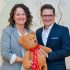 Michaela Altendorfer, Präsidentin von Herzkinder Österreich, mit dem neuen Herzkinder-Botschafter Martin Siebermair © Harald Dostal