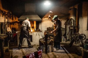 Alte Schmiede am Poysdorfer Christkindlmarkt © Robert Herbst