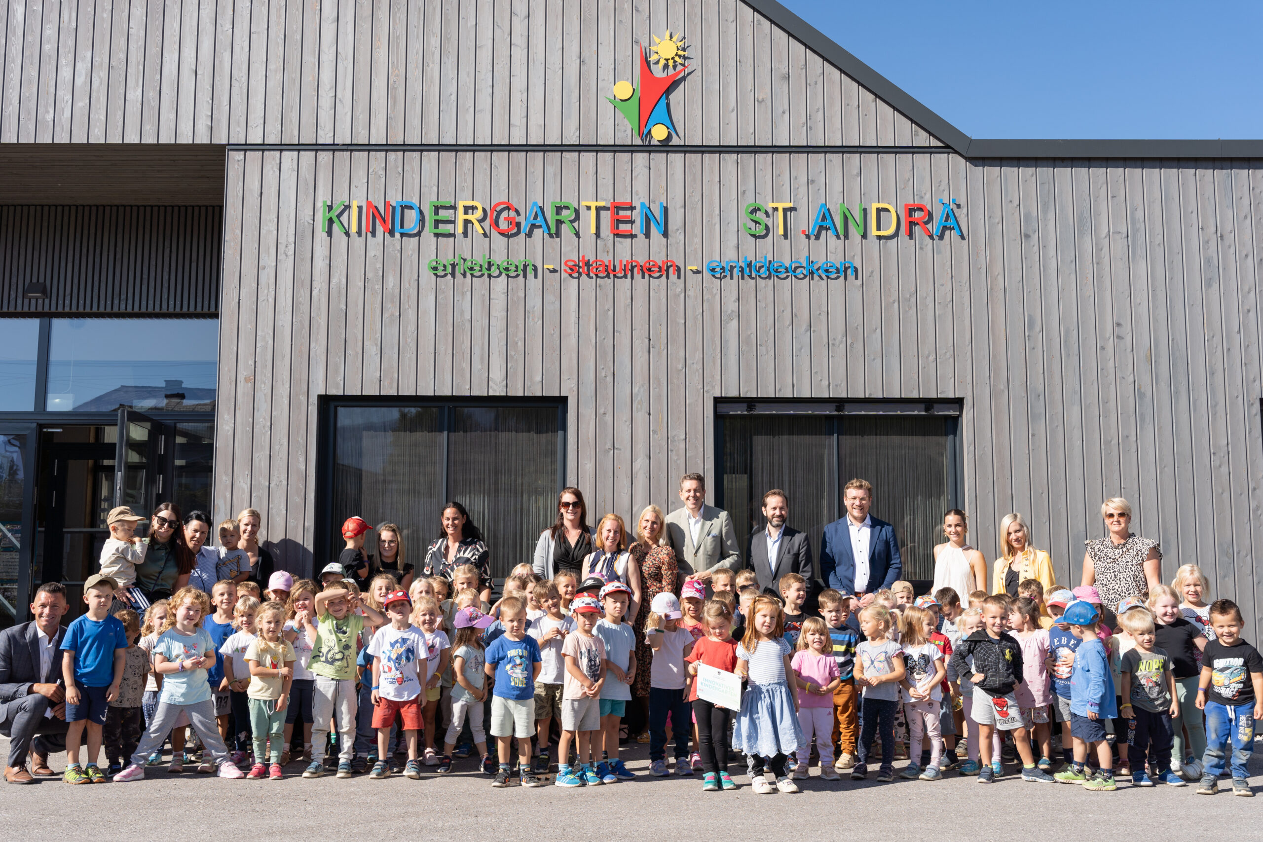 Gruppenfoto Kindergarten St. Andrä © Heidecker-Nusser / ISB