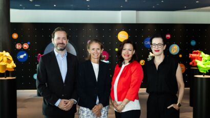 v.l.n.r. Jakob Calice, Therese Niss, Kathrin Weissenbacher, Gerda Holzinger-Burgstaller © Marlena König
