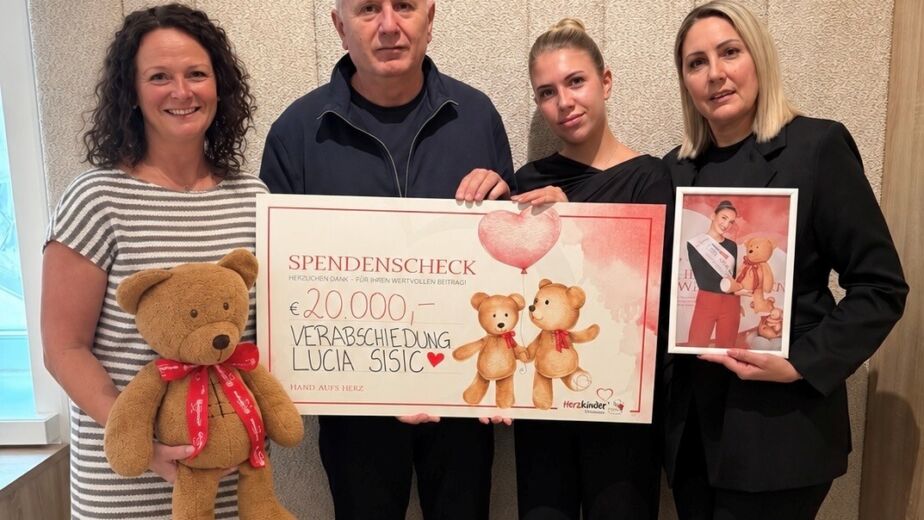 Lucia Sisic Spendenfoto Begräbnis (c) Herzkinder Österreich
